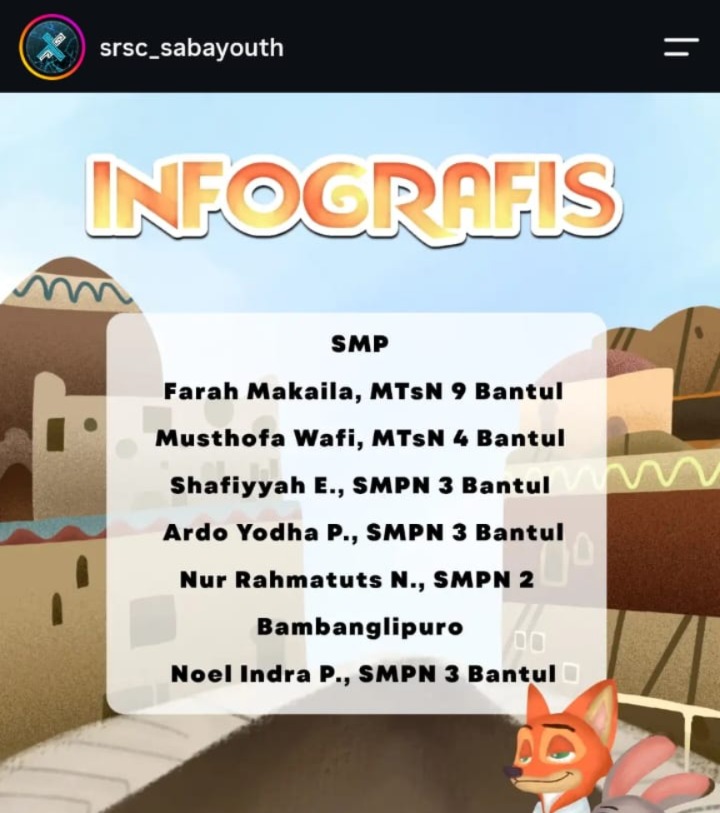 Farah Melaju ke Final Lomba Infografis Pesta Ilmiah 2026